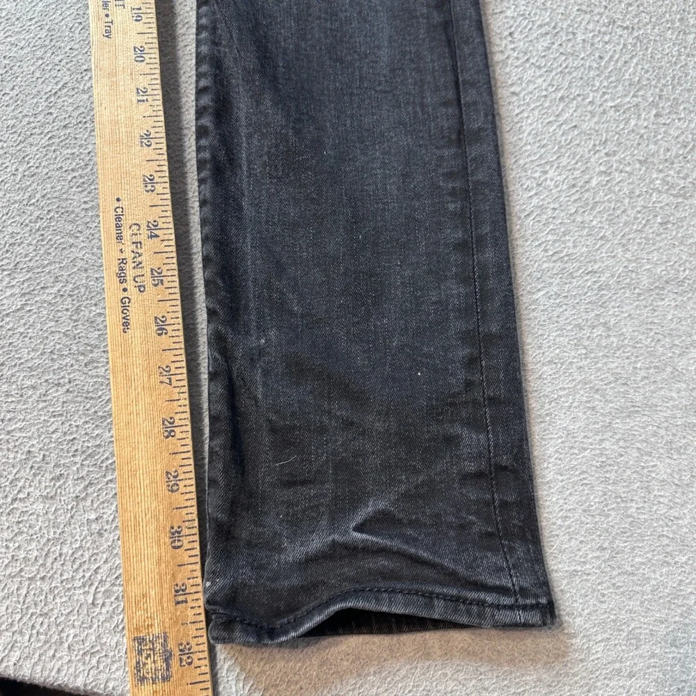 Levi's 501 Jeans Mens 28x34 Black Original Fit Button Fly Stretch Denim Pants